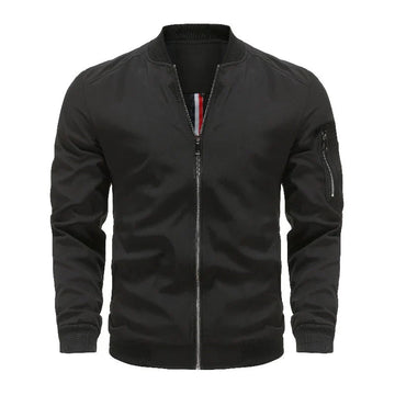 Utility Sleeve Pocket Regular Fit Bomber Jacket