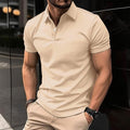 Men's Polo T-shirt - Slim Fit - Short Sleeves - Classic Collar - Casual Smart Look