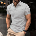 Men's Polo T-shirt - Slim Fit - Short Sleeves - Classic Collar - Casual Smart Look