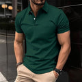 Men's Polo T-shirt - Slim Fit - Short Sleeves - Classic Collar - Casual Smart Look