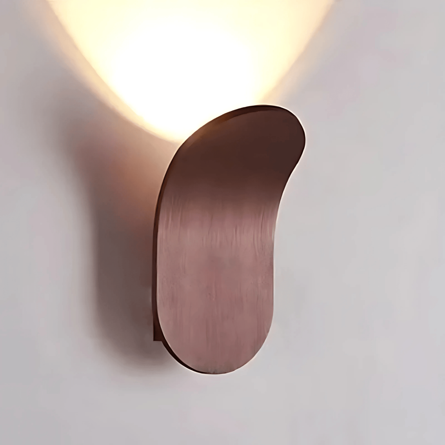 Brass Upward Wall-Wash Wall Sconce
