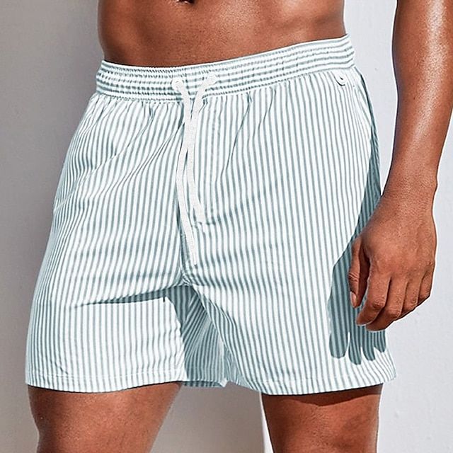 Quick-Dry Elastic Waist Swim Shorts