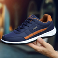 Men's Sneakers - Low Shaft - Padded Heel - Non-slip Sole - Comfort for Everyday Use