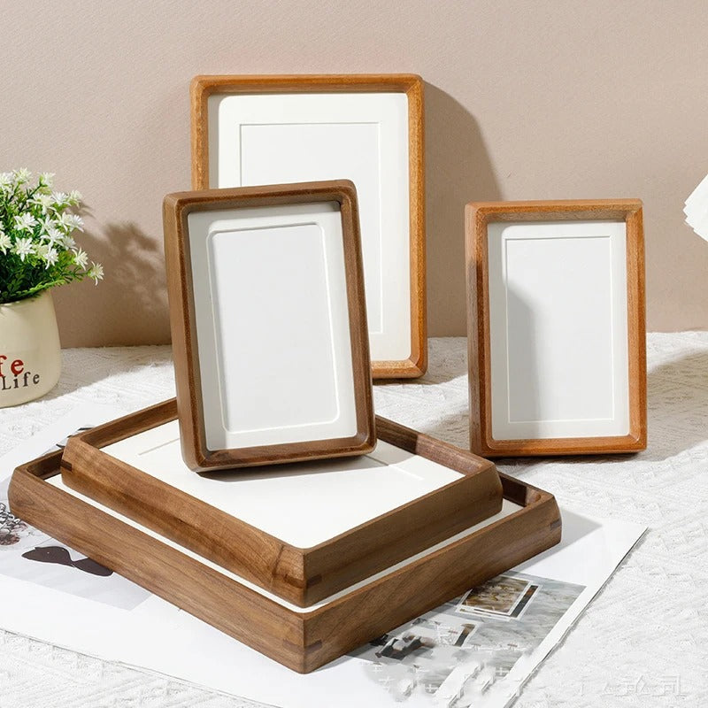 Solid Wood Removable Mat Photo Frame