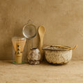 Bamboo Matcha Whisk Set With Ceramic Bowl