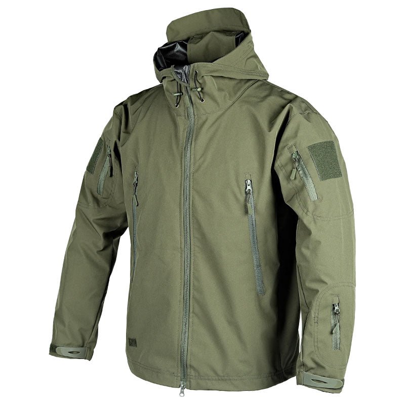 Weatherproof Hooded Adjustable Outdoor Jacket