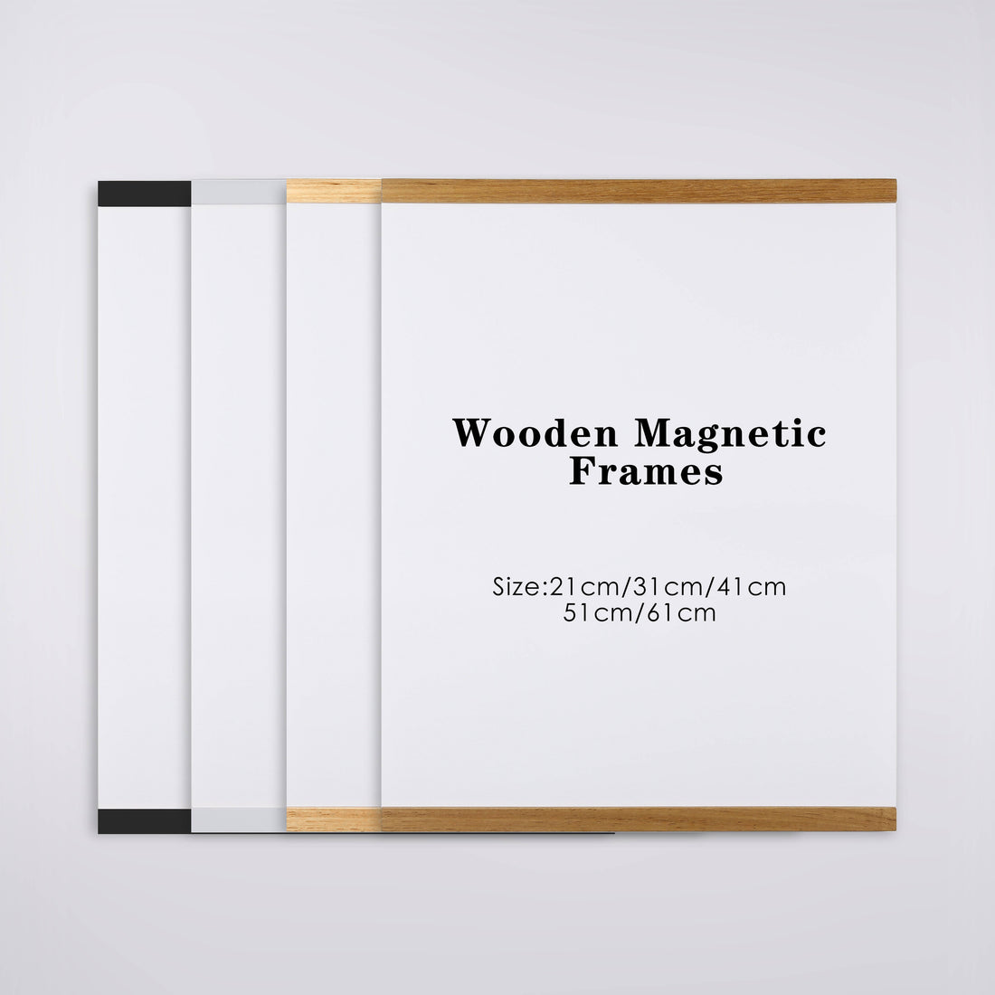 Wood Magnetic Poster Hanger