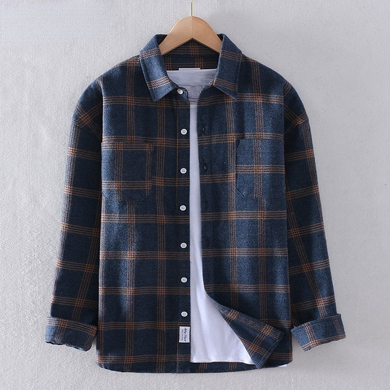 Natural Fibers Checkered Regular Fit Shirt