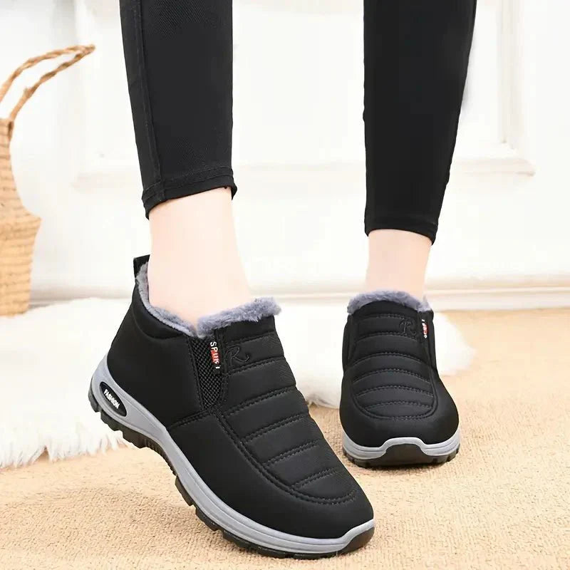 Women's Ankle Boots - Warm Lined - Water-Repellent - Non-Slip Sole - Comfortable
