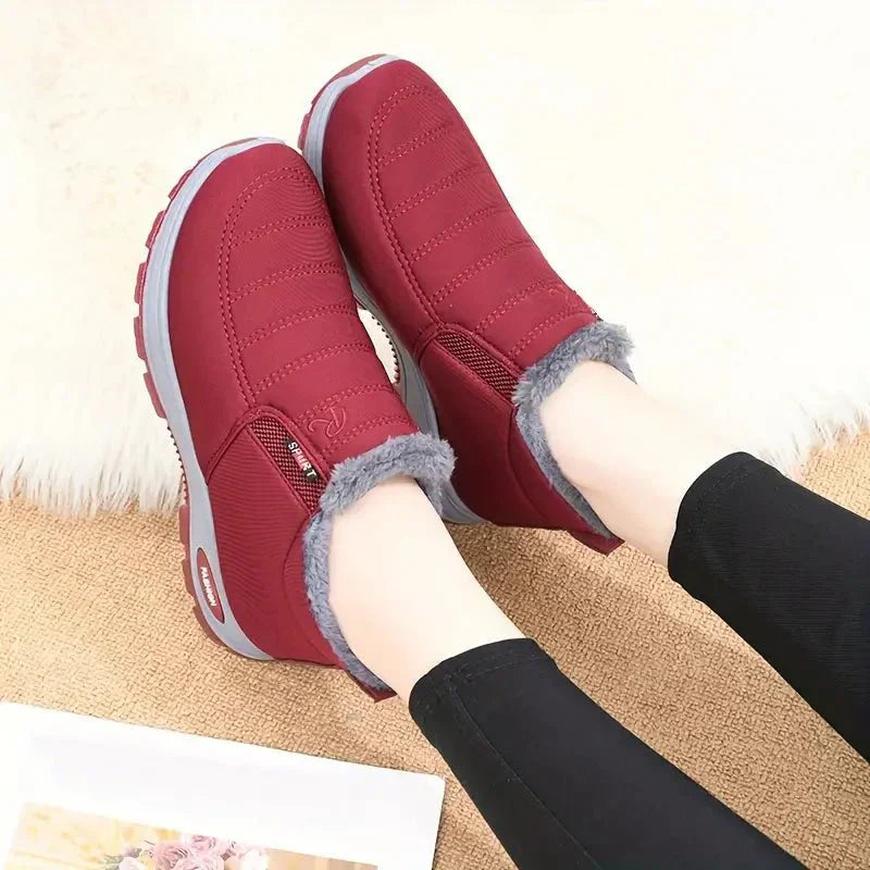 Women's Ankle Boots - Warm Lined - Water-Repellent - Non-Slip Sole - Comfortable