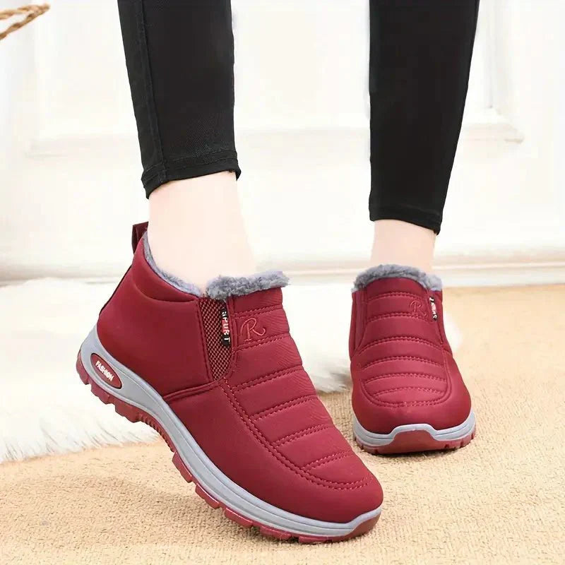 Women's Ankle Boots - Warm Lined - Water-Repellent - Non-Slip Sole - Comfortable
