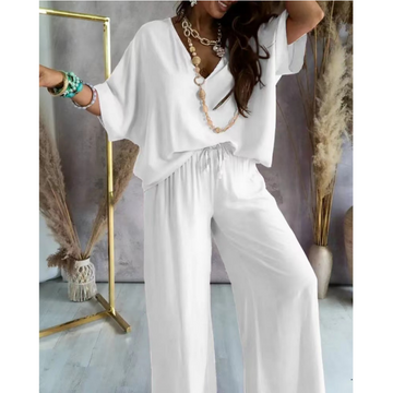 Soft Breathable Oversize Wide Loungewear Set
