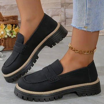 Comfort Fit Chunky Sole Loafers
