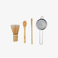Bamboo Matcha Whisk Set With Ceramic Bowl