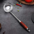 Stainless Steel And Wood Ergonomic Utensil Set