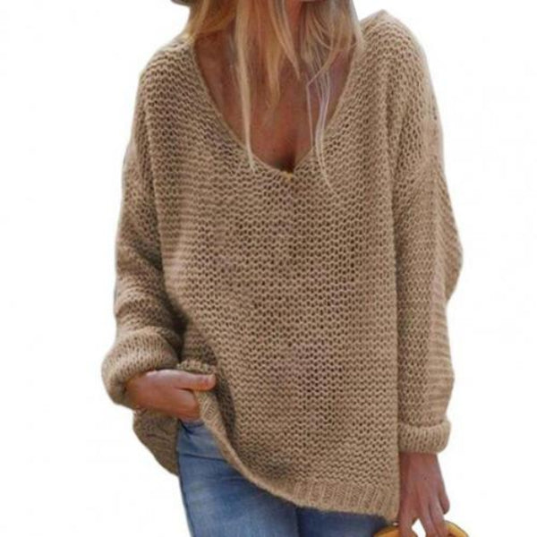 Soft Textured Oversized Knit Top
